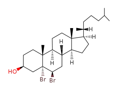 5α,6β-dibromocholestan-3β-ol