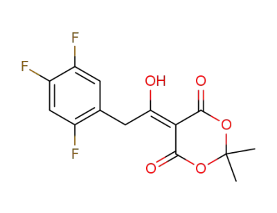 5-(1-hydroxy-2-(2,4,5-trifluorophenyl)ethylidene)-2,2-dimethyl-1,3-dioxane-4,6-dione